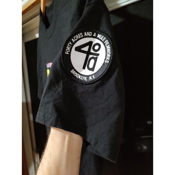 Vintage 1989 Spike Lee Do the Right Thing Shirt with Studio Patch LARGE - RARE - Picture 3 of 8